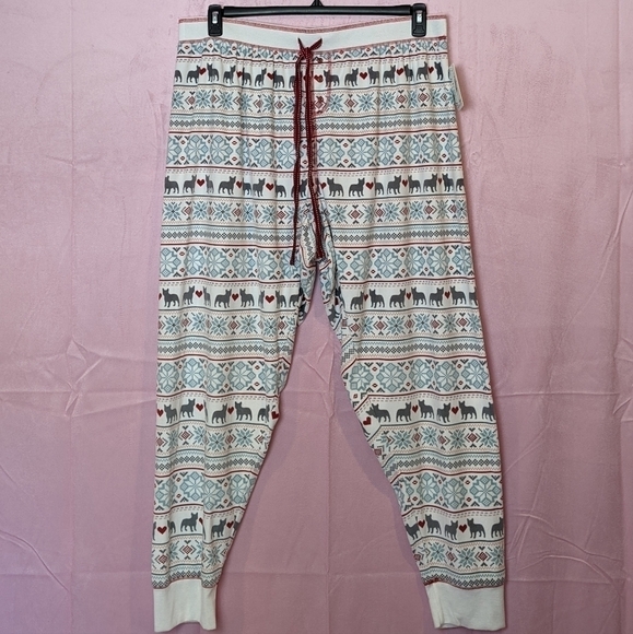PJ Salvage White Dogs Soft Pajama Pants size 3X - Picture 1 of 7